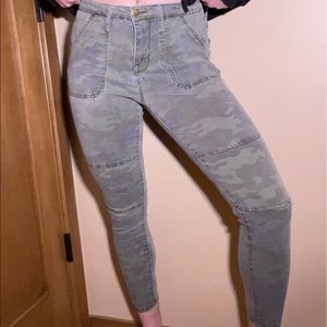 Camo jean pants